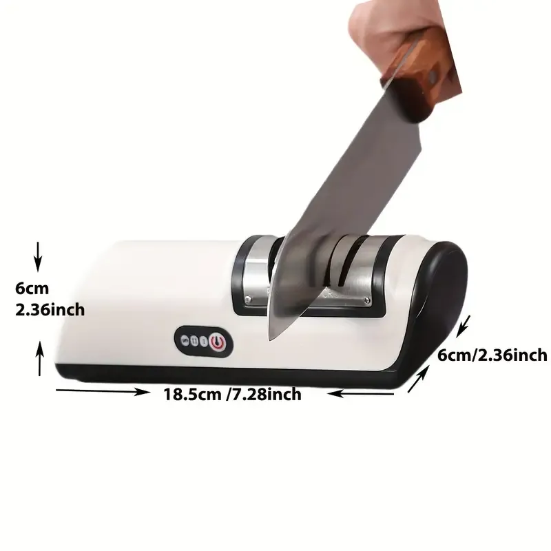 2-stage electric knife sharpener