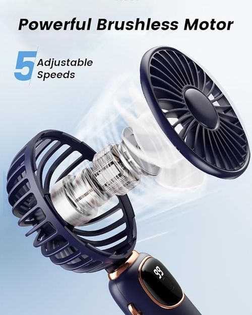 Handheld Light Bulb USB Fan
