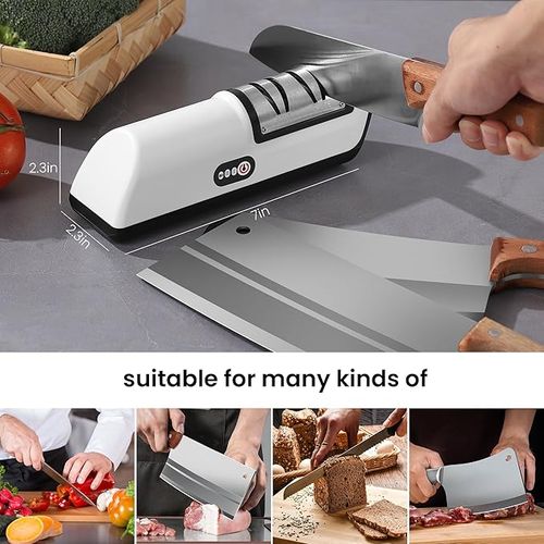 2-stage electric knife sharpener