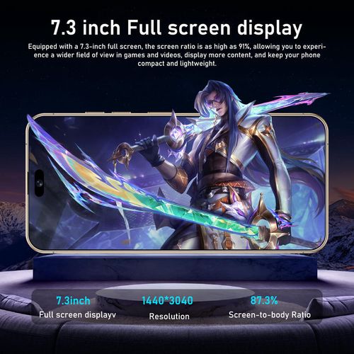 Hot selling across the entire network 16 Pro Max 5G Smartphones Phone 16 Pro Max 16GB+1TB Smartphone 5G Smartphone 7.3inch Screen