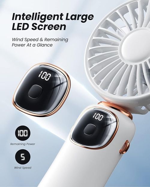Handheld Light Bulb USB Fan