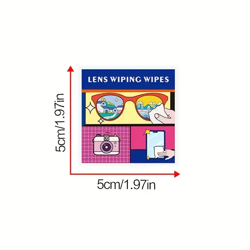 Instant glasses wipes