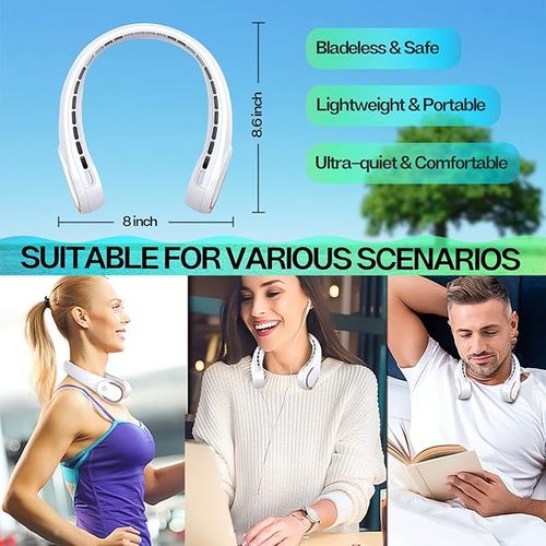 Portable USB neck fan