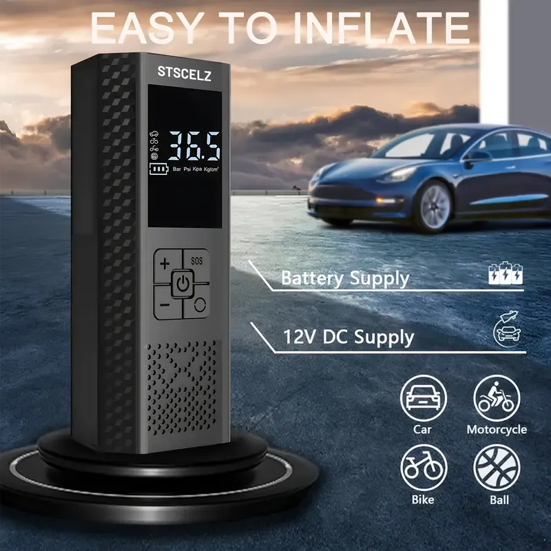 Electric air pump with automatic shut-off