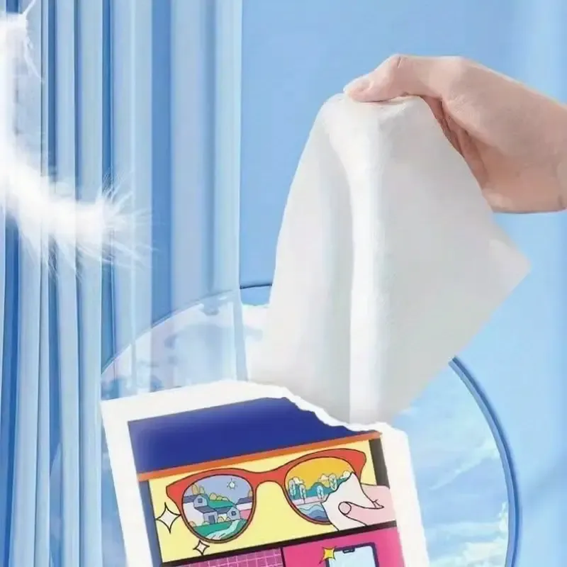 Instant glasses wipes