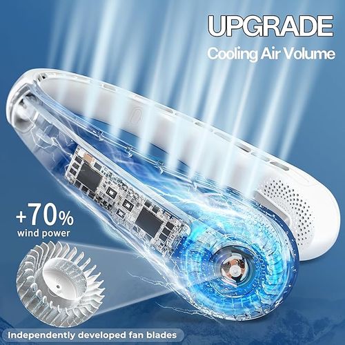 Portable USB neck fan