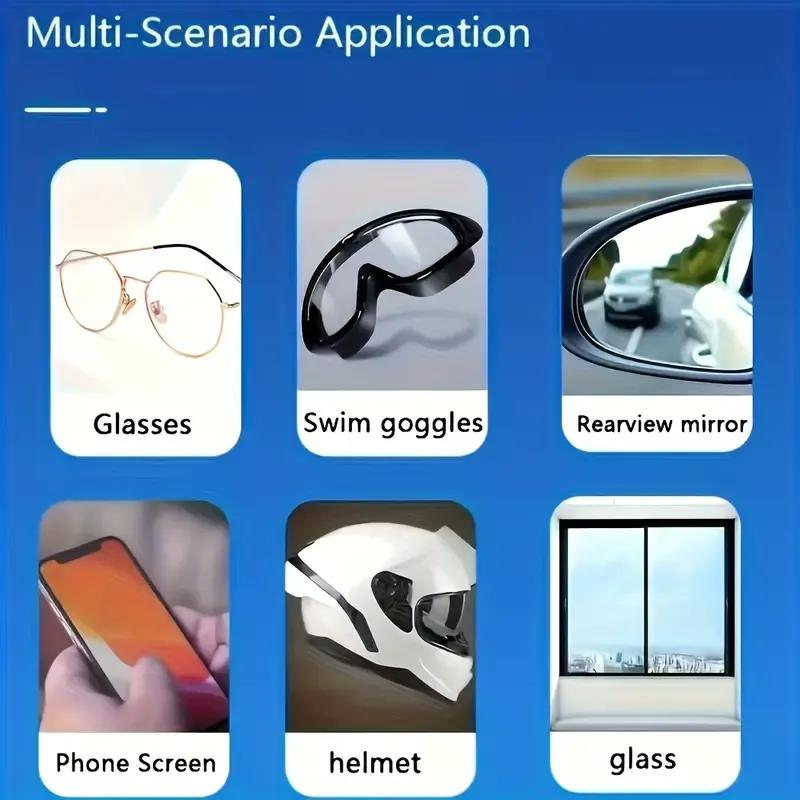 Instant glasses wipes