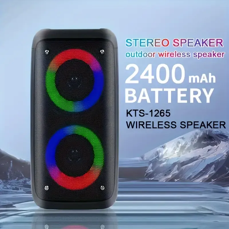 Wireless speaker with subwoofer