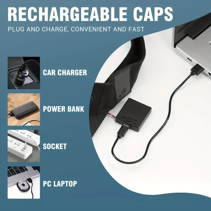 Stylish charging hat