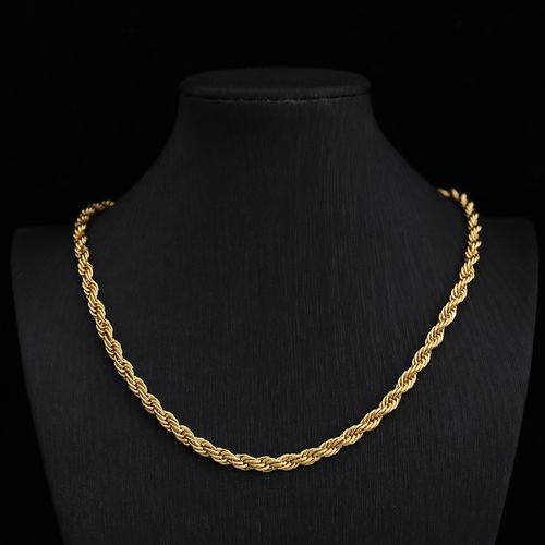Gold Necklace Men and Women