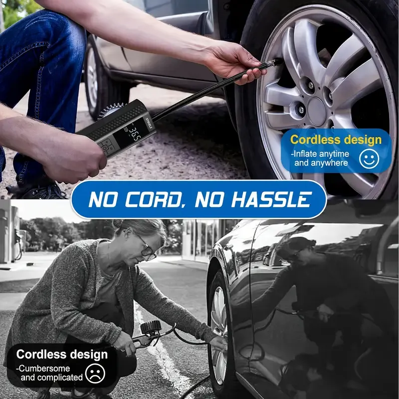 Electric air pump with automatic shut-off