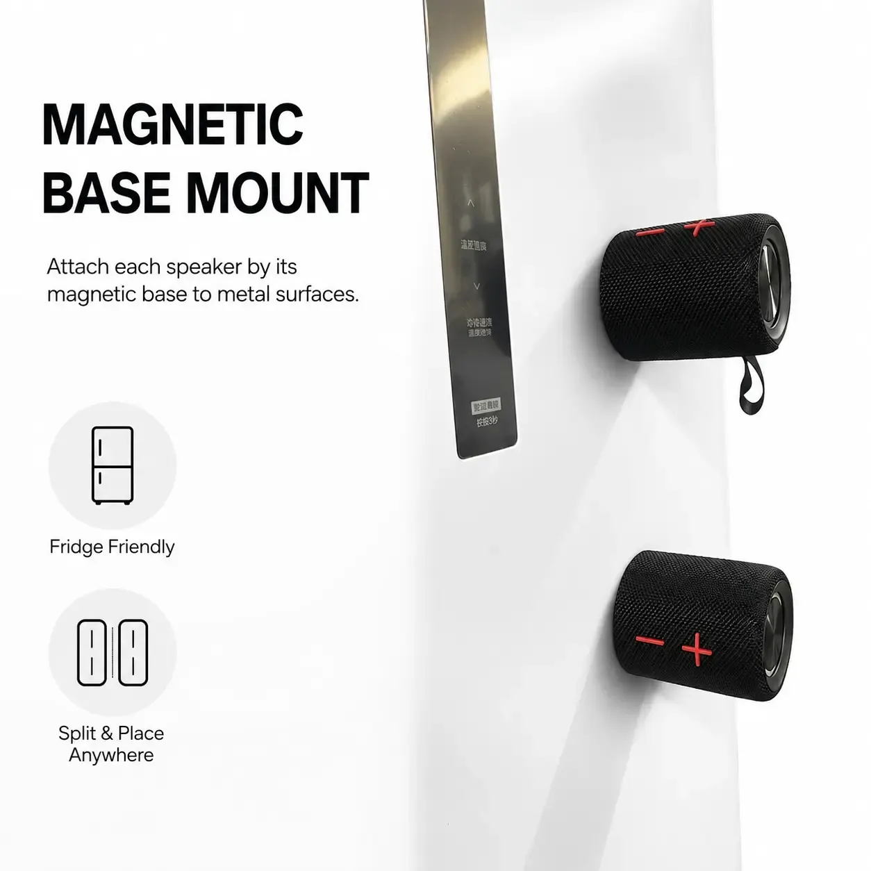 2-in-1 Magnetic Bluetooth Speaker
