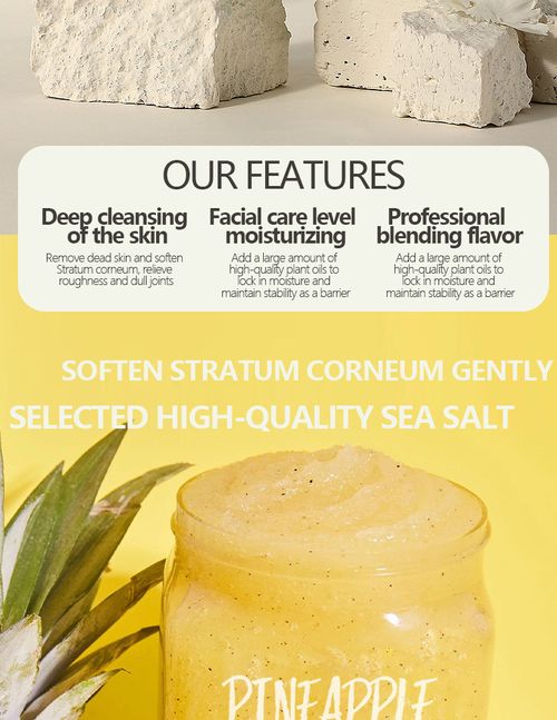 2pcs Neverlye Pineapple Sugar Scrub（610g）