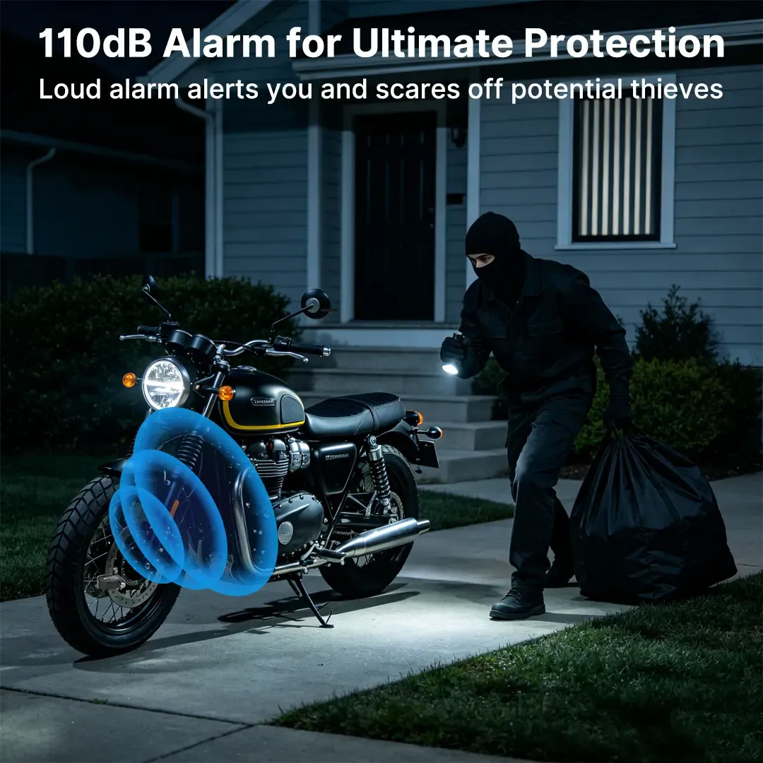 Motorcycle Disc Brake Lock with Alarm
