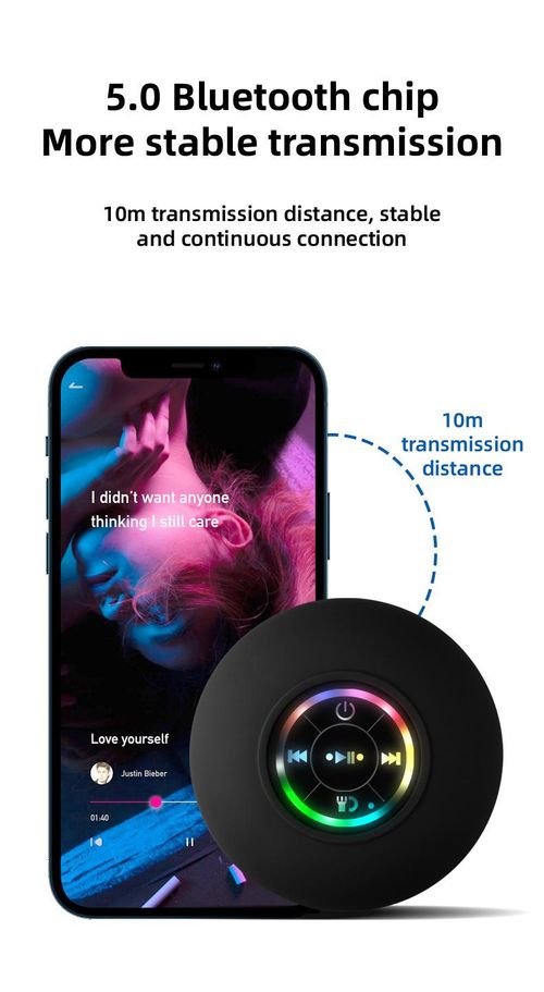 Waterproof Speaker Portable Suction Cup