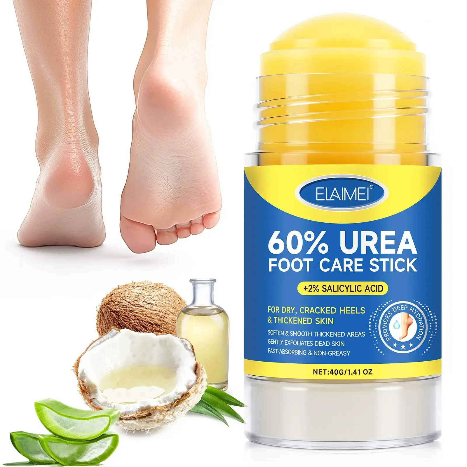 Cracked Heel Repair Stick with Urea
