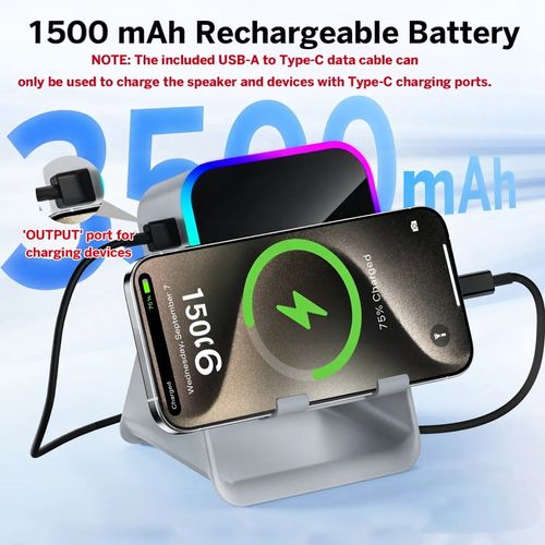 5-in-1 Wireless Induction Audio & Bluetooth Speaker