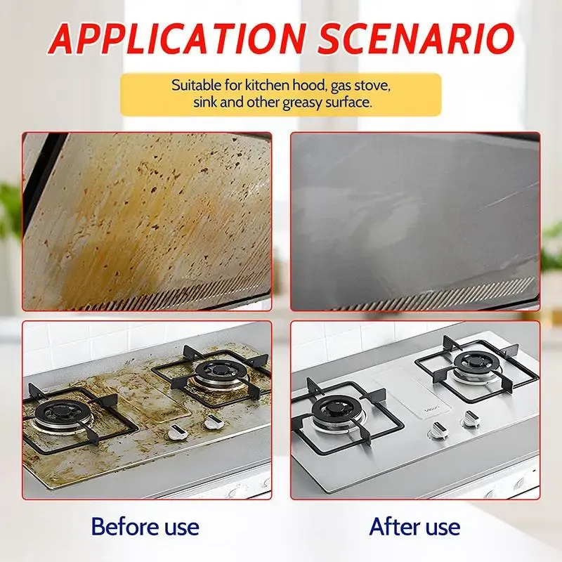 2pcs Fishleano 120ml Kitchen Spray Cleaner