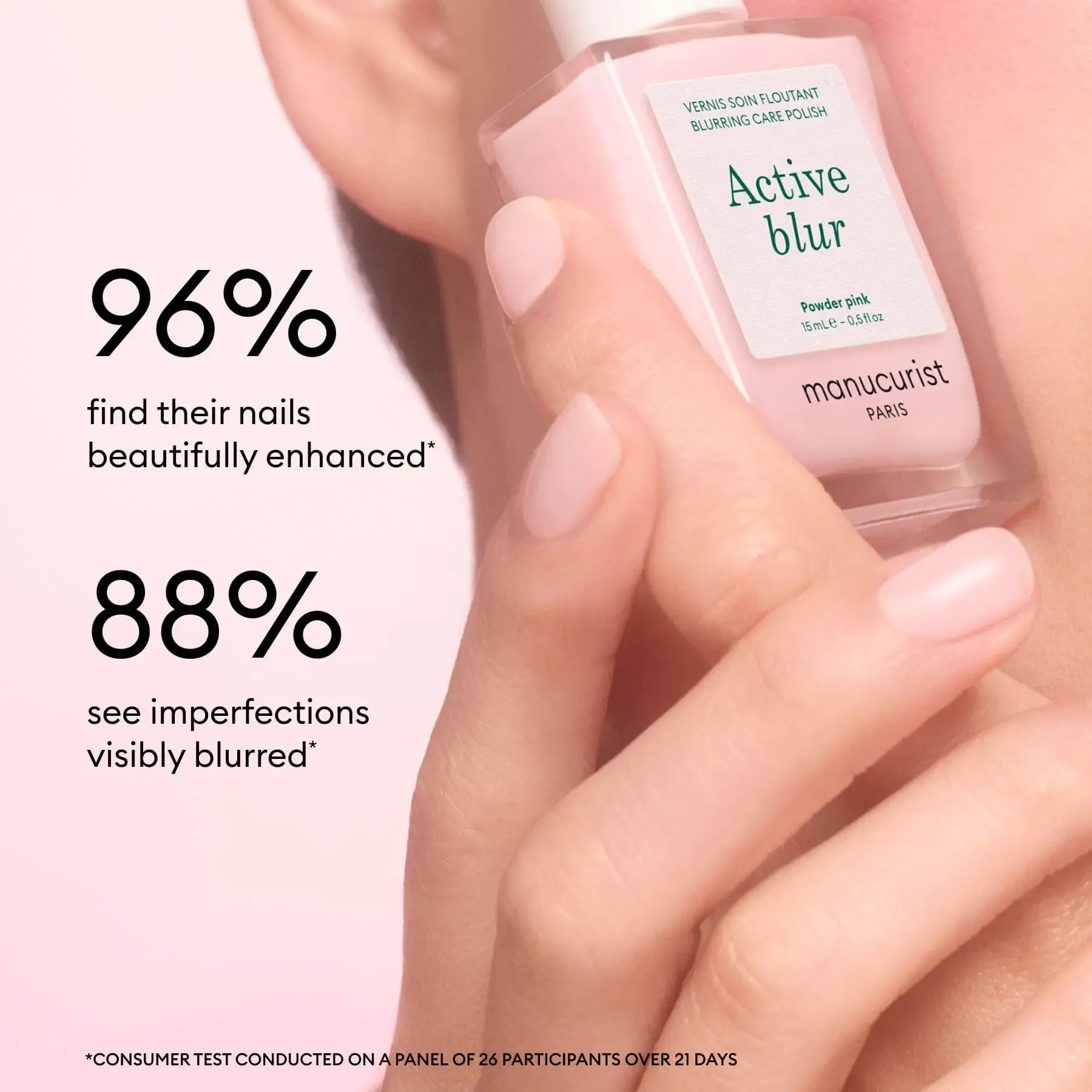 Active Blur-pink nail polish