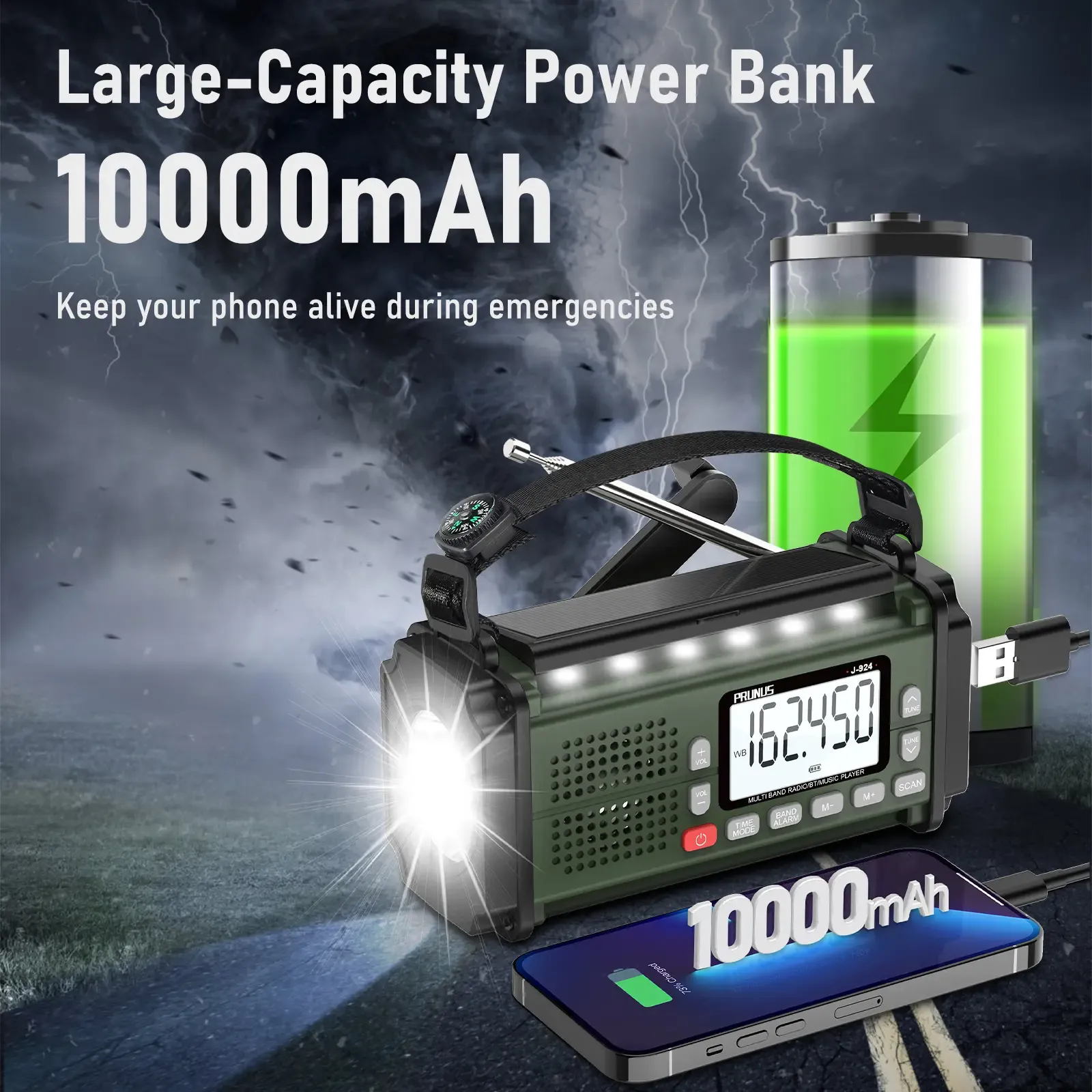Multi-functional emergency Radio
