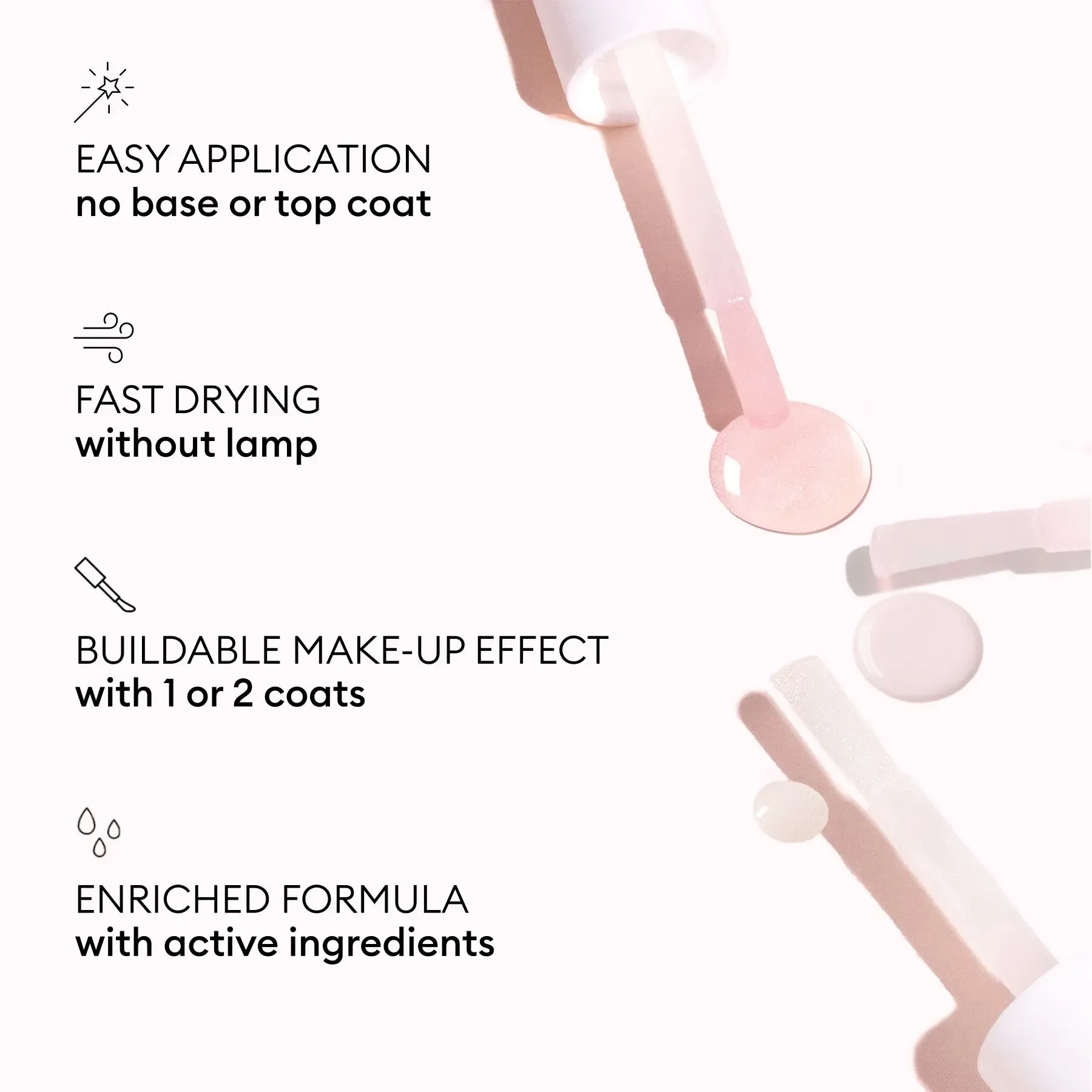 Active Blur-pink nail polish
