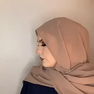 Instant Chiffon Hijab 3-in-1 with Built-in Magnets With Attached Match Undercap, For Women Hijabs set.