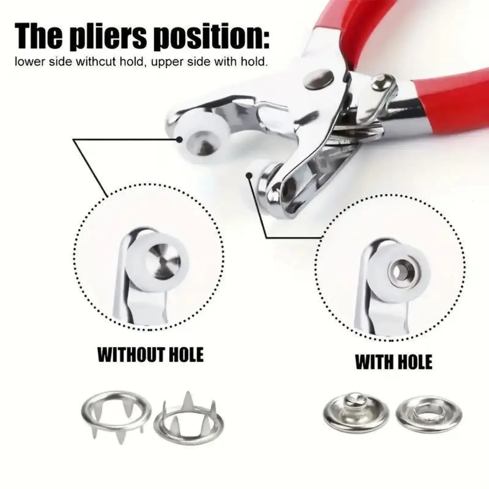 Invisible Colored Metal Buttons & Snap Fasteners Kit