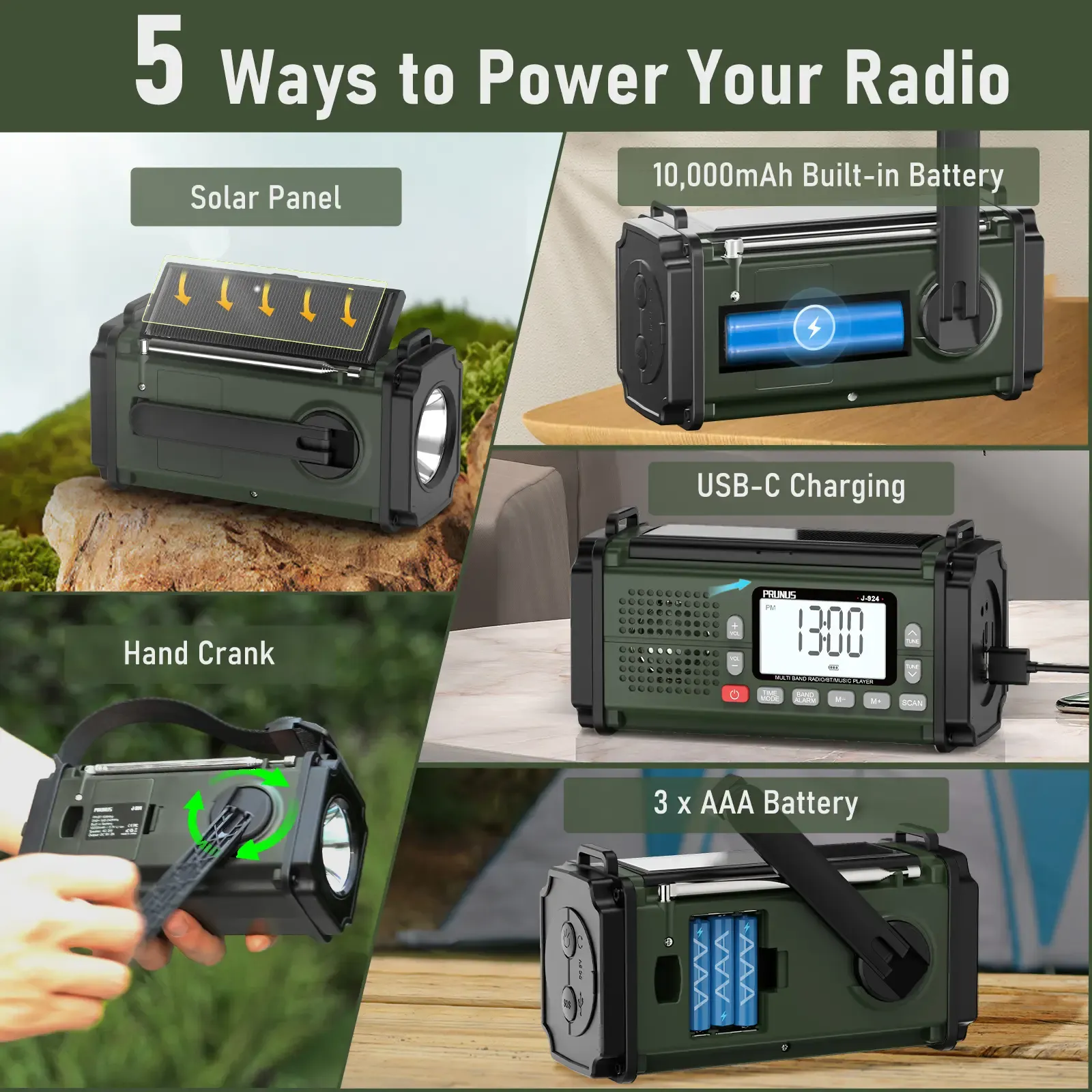 Multi-functional emergency Radio