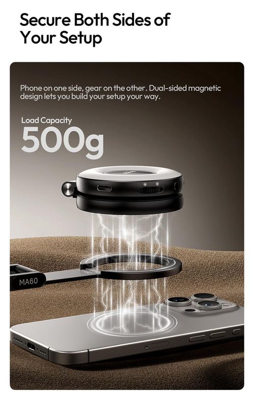 Aluminum Mini Foldable Tripod Magnetic Mobile Phone Stand