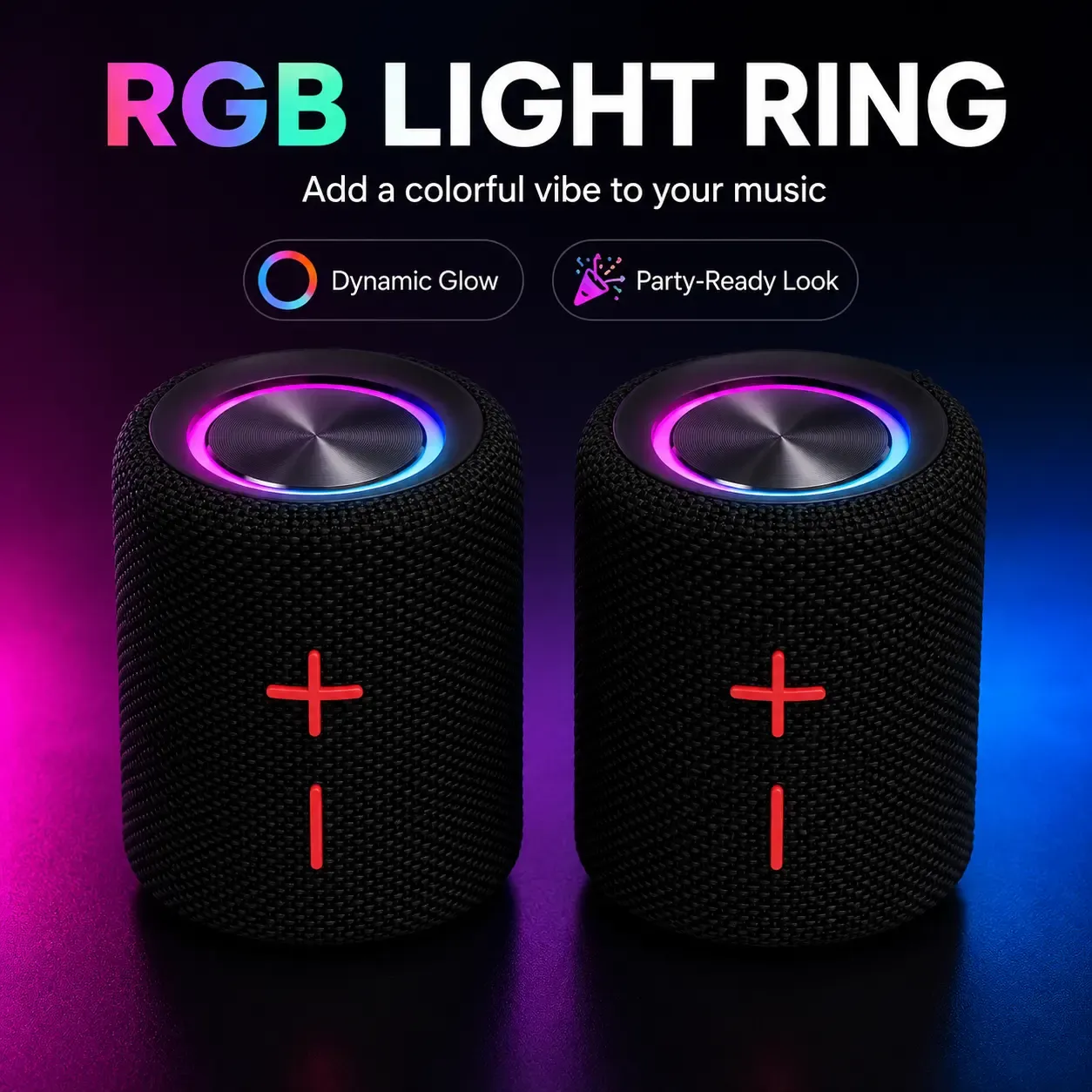 2-in-1 Magnetic Bluetooth Speaker
