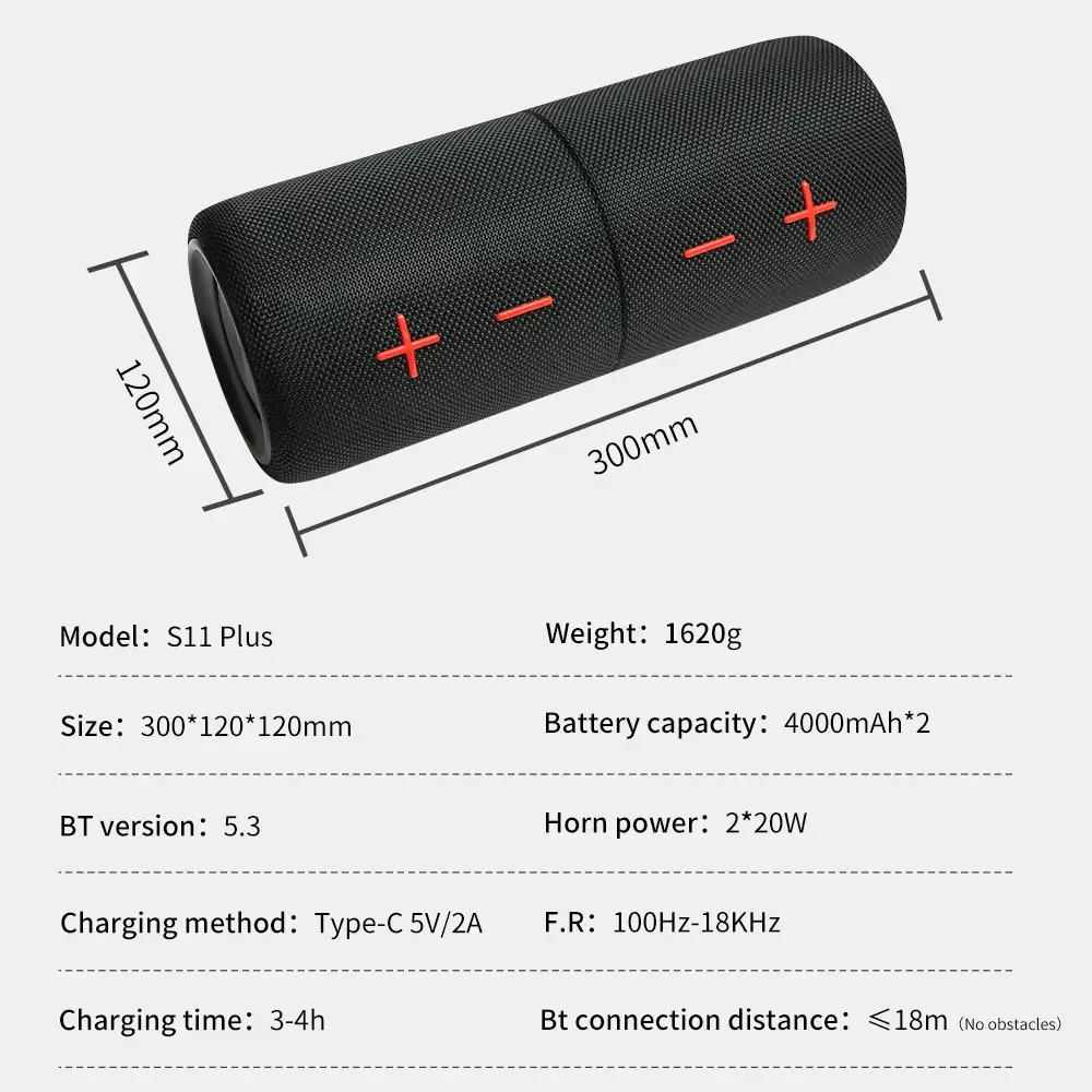 CYBORIS S11 2 in 1 Bluetooth Speaker