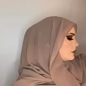 Instant Chiffon Hijab 3-in-1 with Built-in Magnets With Attached Match Undercap, For Women Hijabs set.