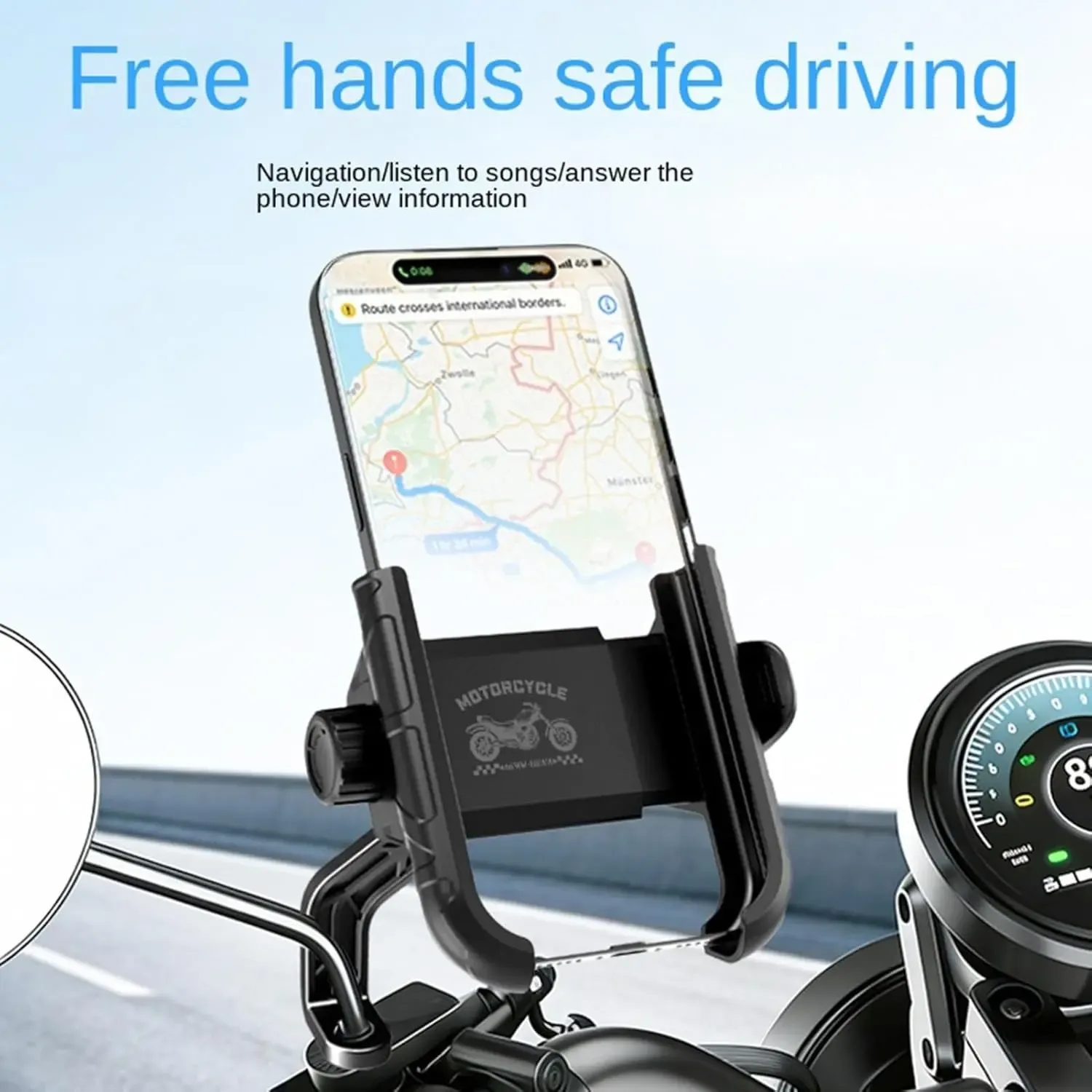 Motorcycle Phone Mount Rearview mirror model