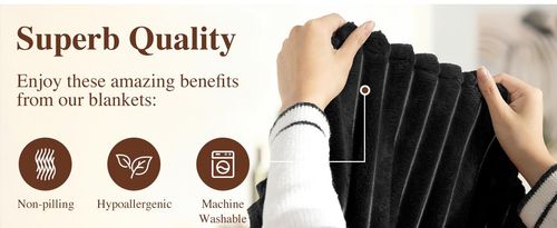 Flannel Fleece Blanket Throw Size for Couch Sofa - Soft Fluffy Plush Blanket for Bedroom Bed, Lightweight Cozy Fuzzy Blanket All Season,summerwins