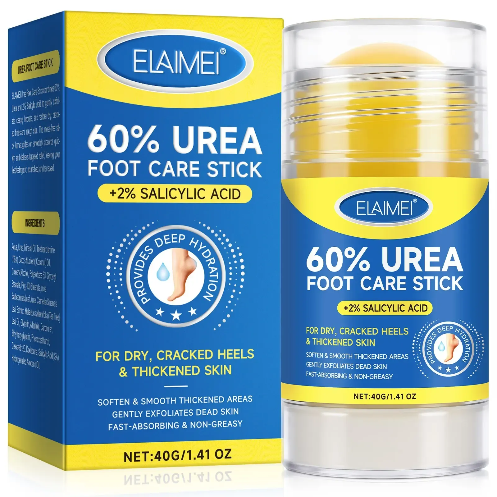 Cracked Heel Repair Stick with Urea