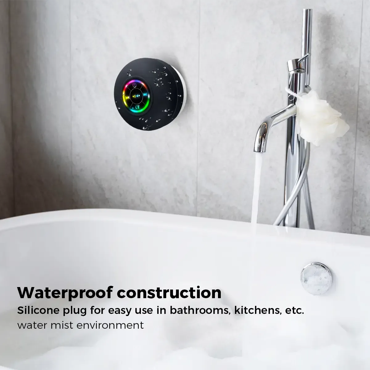 Waterproof Speaker Portable Suction Cup