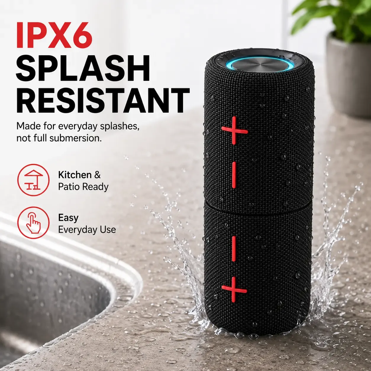 2-in-1 Magnetic Bluetooth Speaker