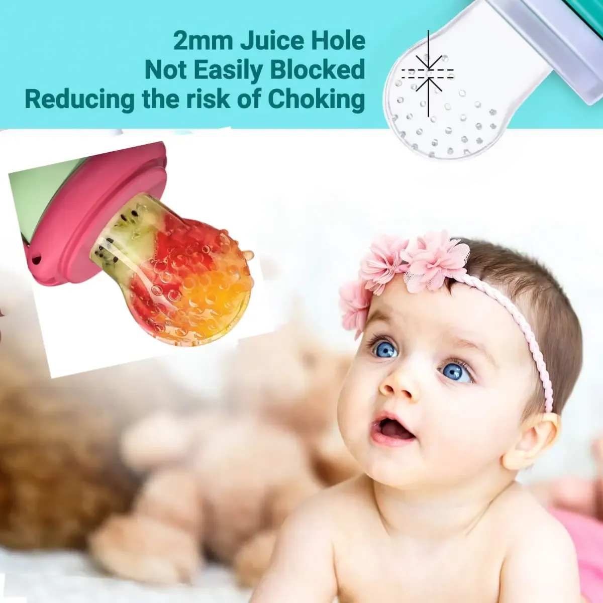 Baby Fruit Feeder baby food feeder pacifier✅️ Home Glow - New Trending Product