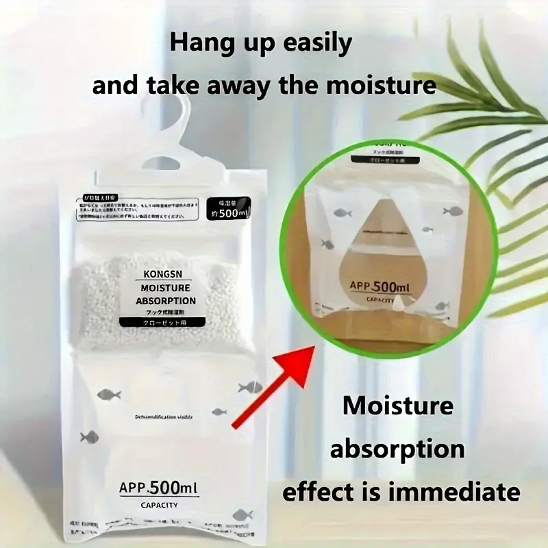 10pcs-Hanging Moisture Absorber Bag