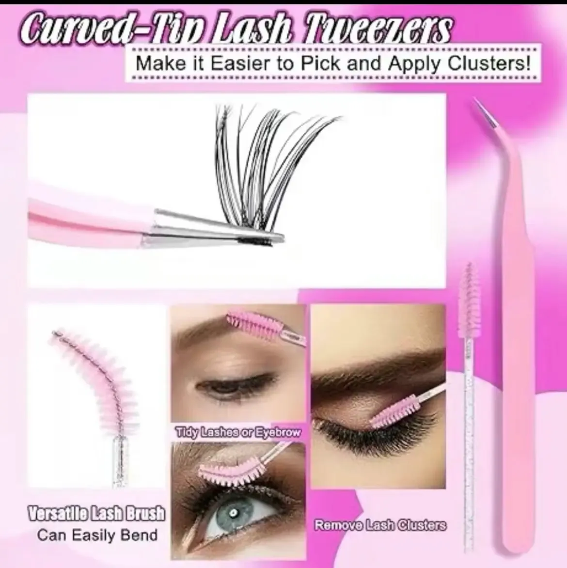 False Eyelashes fluffy thick