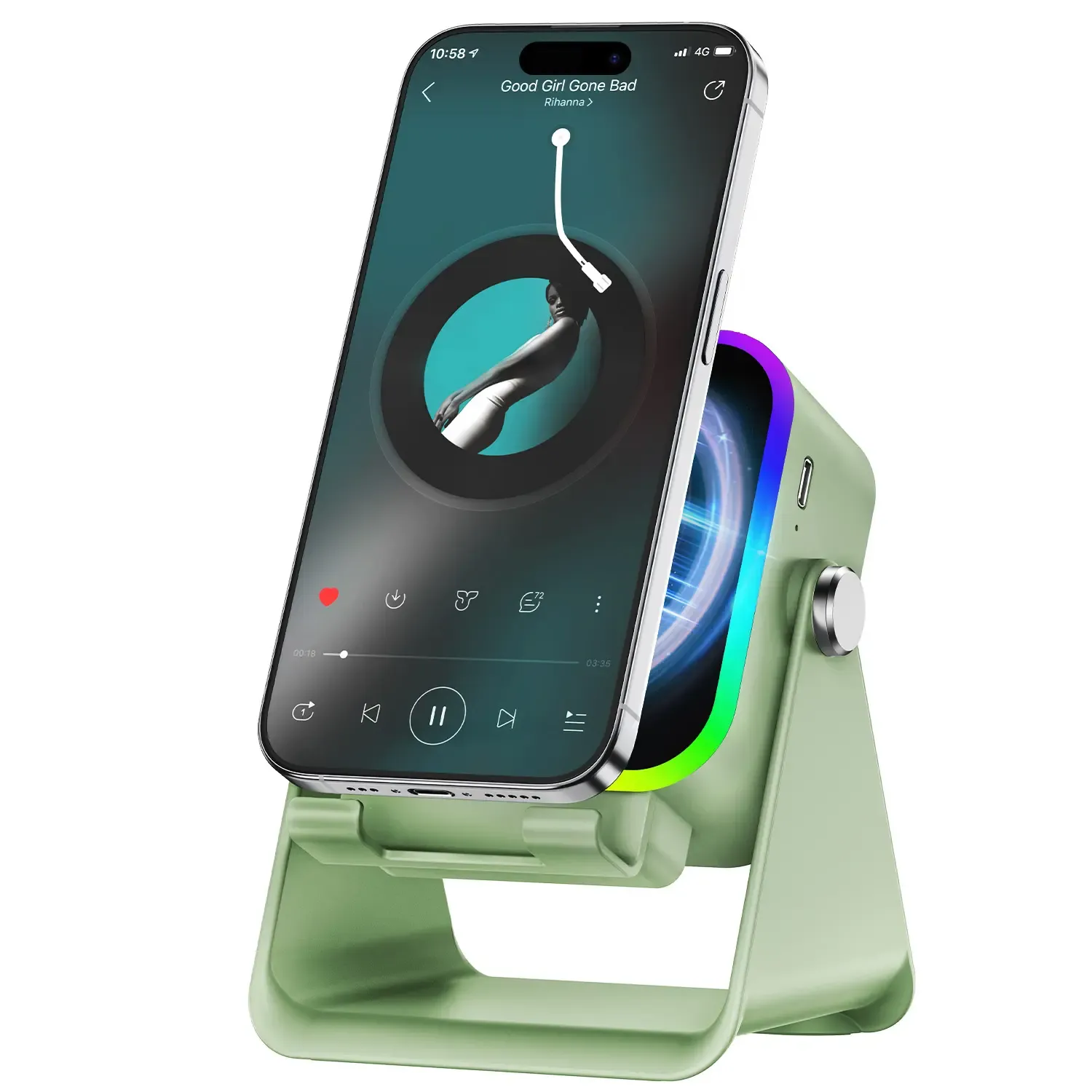 5-in-1 Wireless Induction Audio & Bluetooth Speaker