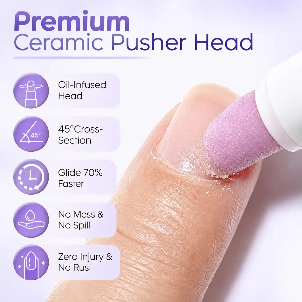 2pcs-Cuticle Pusher Oil Pen