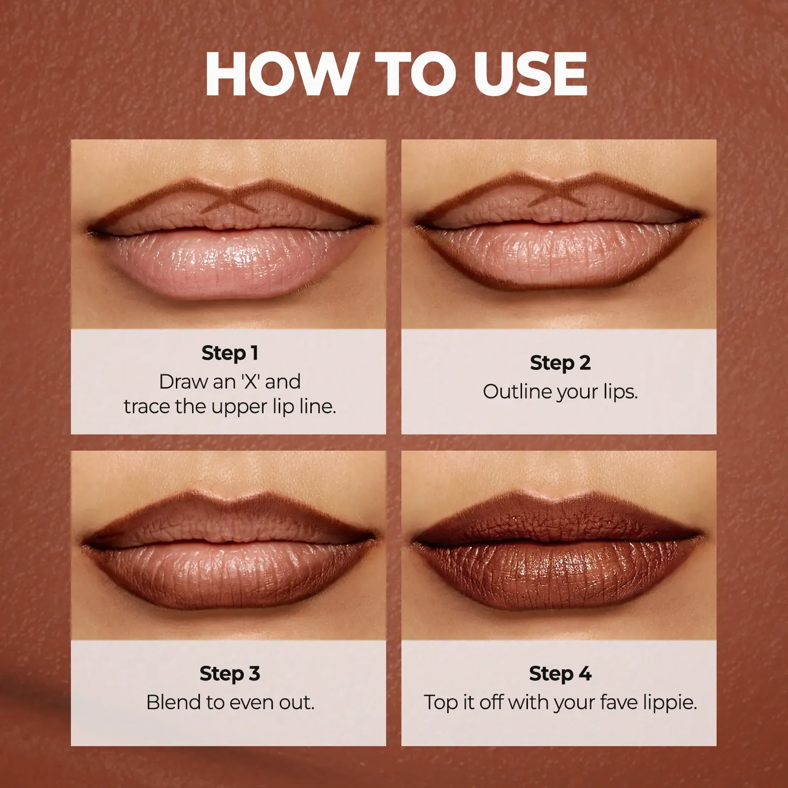 3pcs-suit Great value & beautiful lip liner
