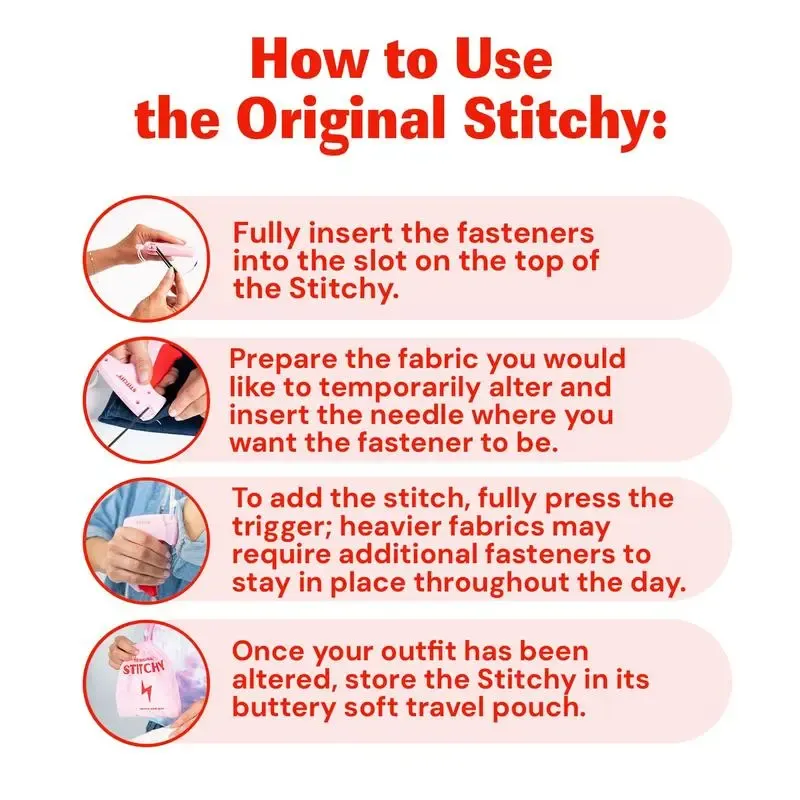Handheld StitchGun Quick Clothing Fixer