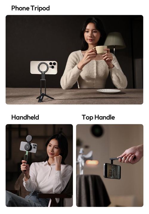 Aluminum Mini Foldable Tripod Magnetic Mobile Phone Stand