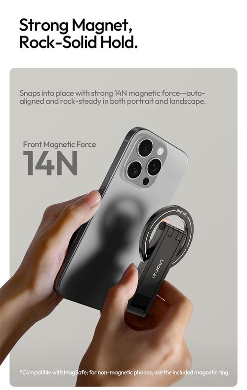 Aluminum Mini Foldable Tripod Magnetic Mobile Phone Stand