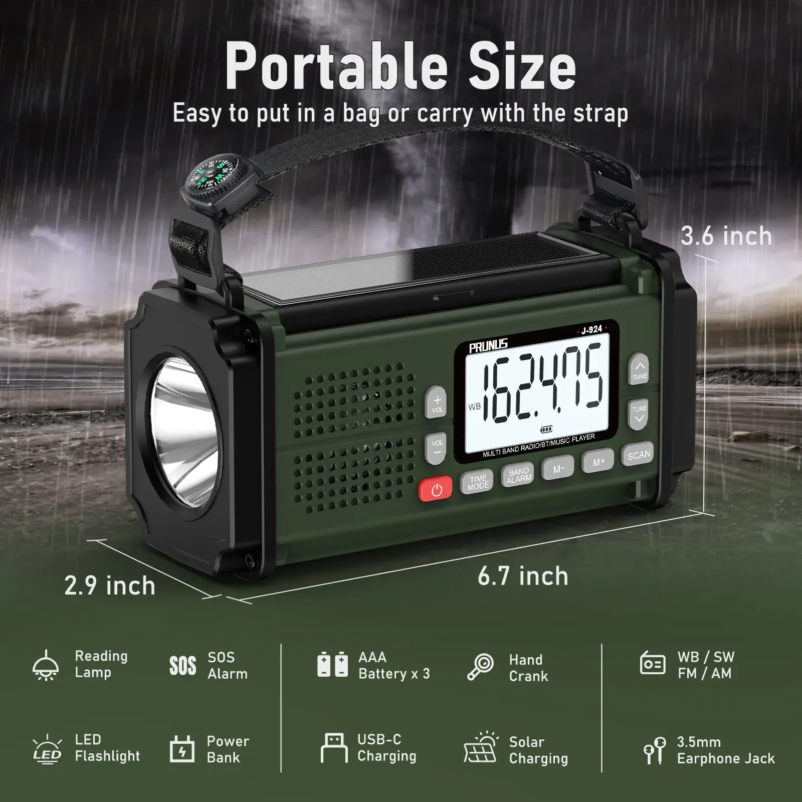 Multi-functional emergency Radio