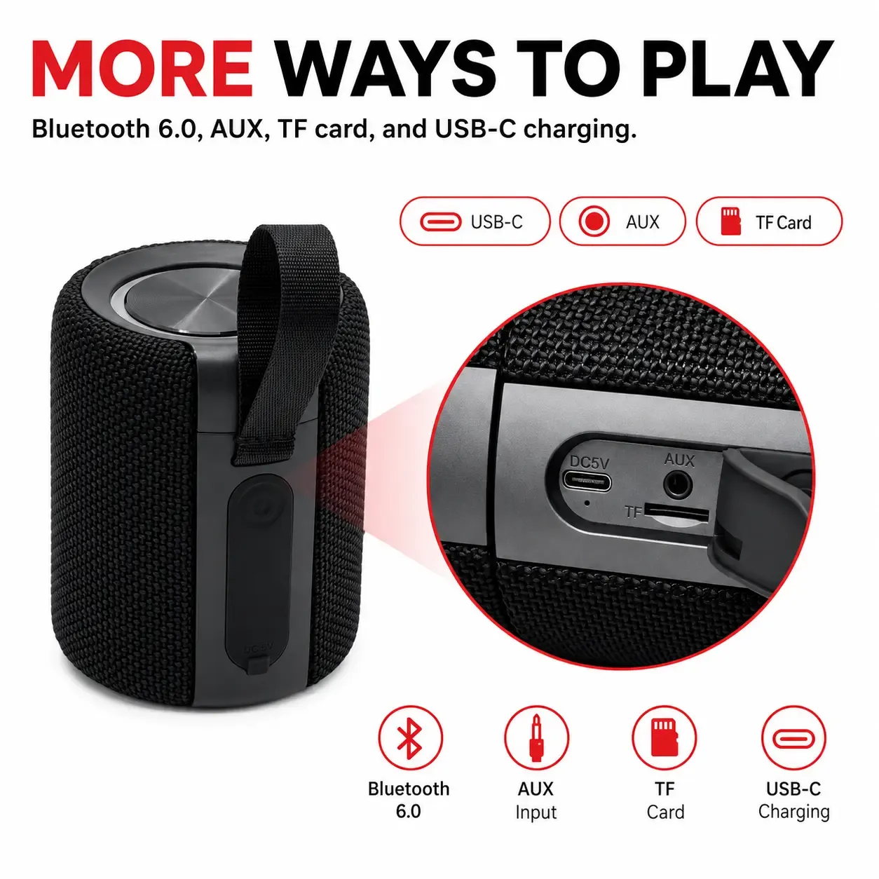 2-in-1 Magnetic Bluetooth Speaker
