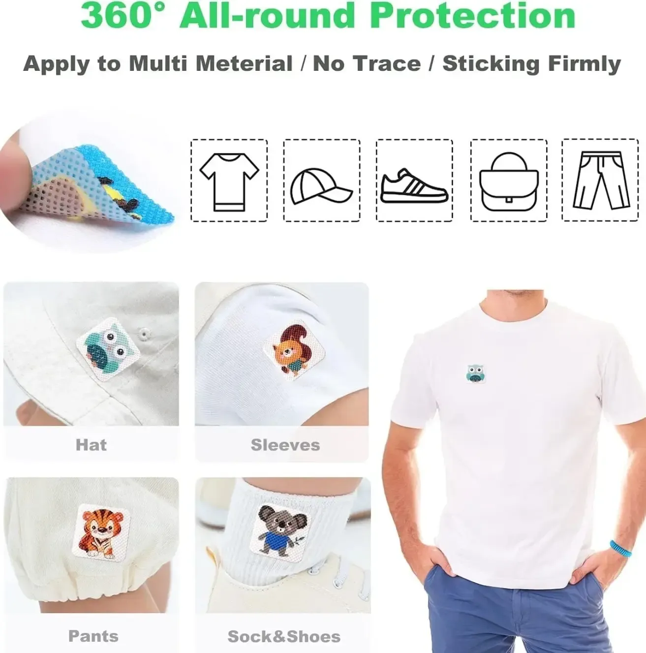 Long-lasting for babies and adults Mosquito Repellent Patches