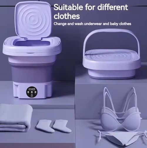 In stock 8L Electric Mini Foldable Washing Machine Mini Washing Machine Portable With Dryer